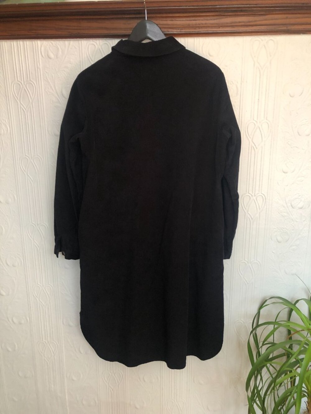 Offon clothing black corduroy shirt dress size M - oversized - Picture 8 of 8